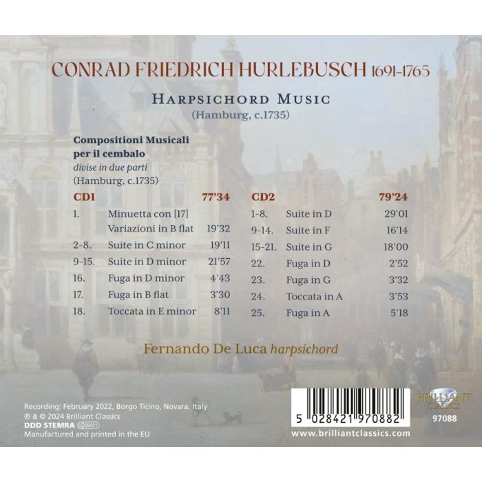 Hurlebusch: Harpsichord Music - slide-1