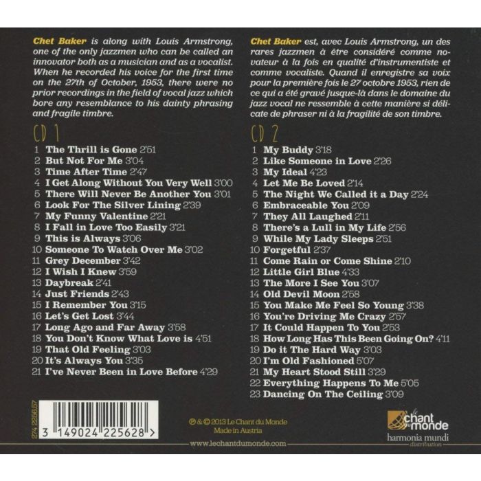 Chet Baker: Chet Sings! - slide-1