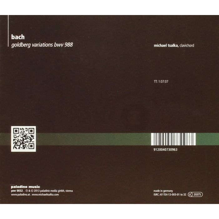 Bach: Goldberg Variations BWV988 - slide-1