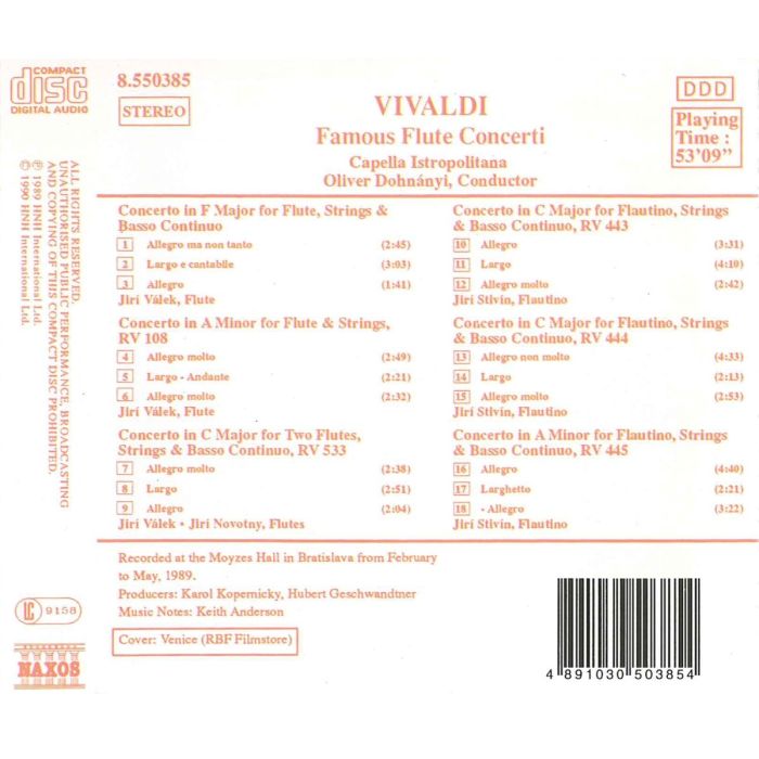 Vivaldi: Flute Concerti - slide-1