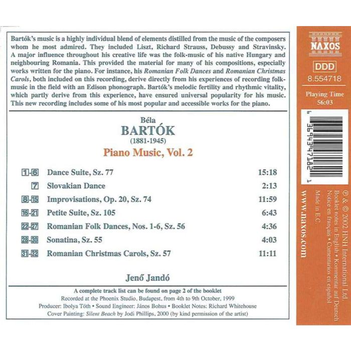 BARTOK: Piano Music vol. 2 - slide-1