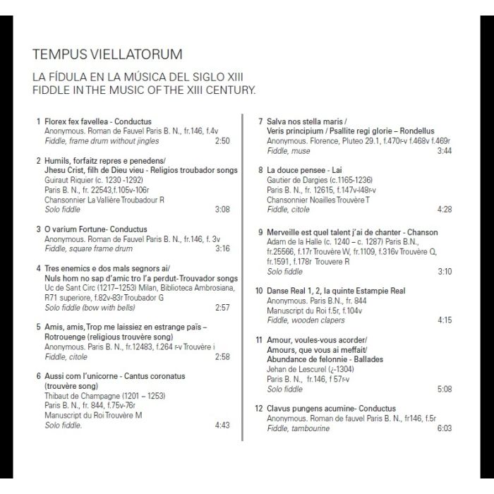 Tempus viellatorum - Fiddle in the music of the XIII century - slide-1
