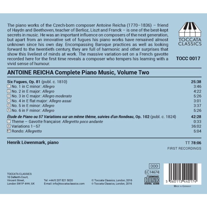 Reicha: Complete Piano Music Vol. 2 - slide-1
