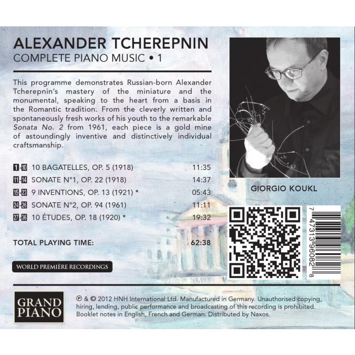 Tcherepnin: Complete Piano Music Vol. 1 - slide-1