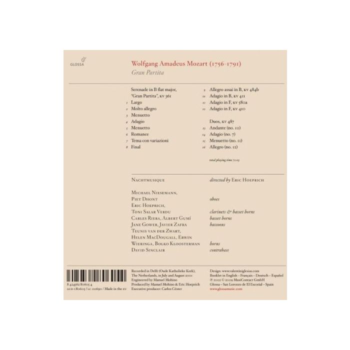 Mozart: Serenade KV 361 