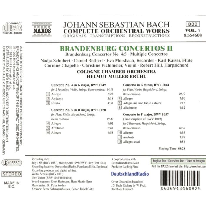 BACH: Brandenburg Concertos, Vol. 2 - slide-1