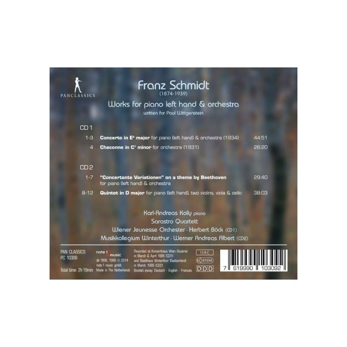 Schmidt: Works for piano left hand & orchestra - slide-1