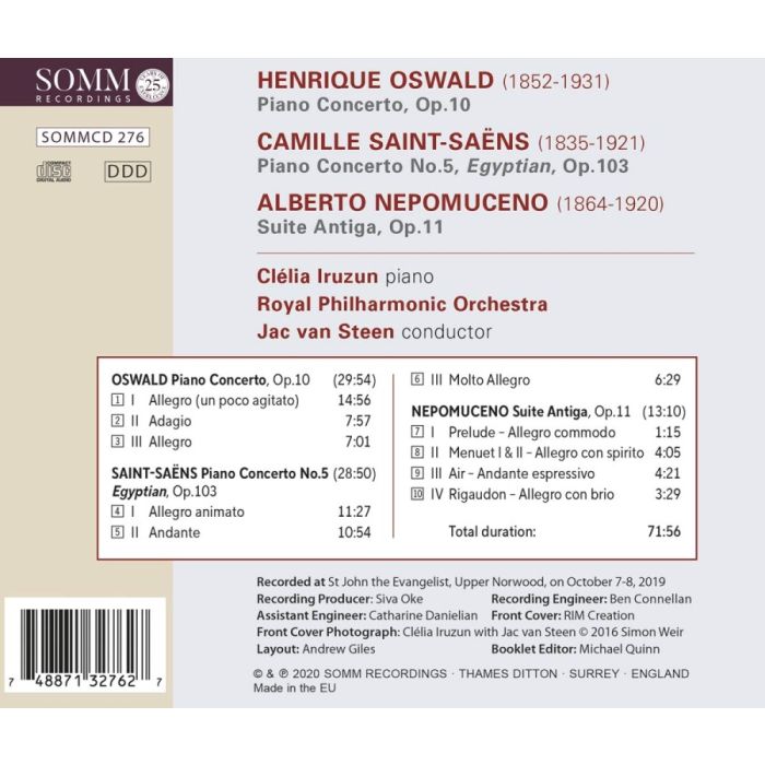 Oswald; Saint-Saens: Piano Concertos - slide-1