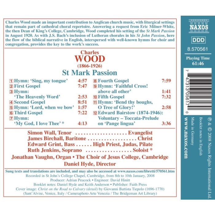 Wood: St. Mark Passion - slide-1
