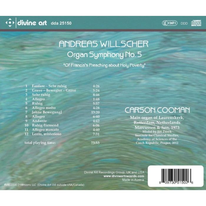 Willscher: Organ Symphony No. 5 - slide-1