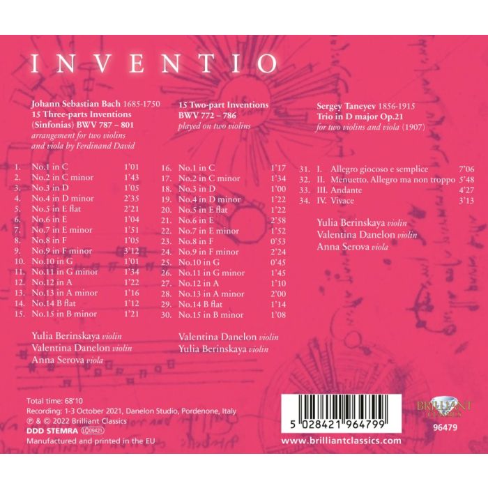 Bach & Taneyev: Inventio - slide-1