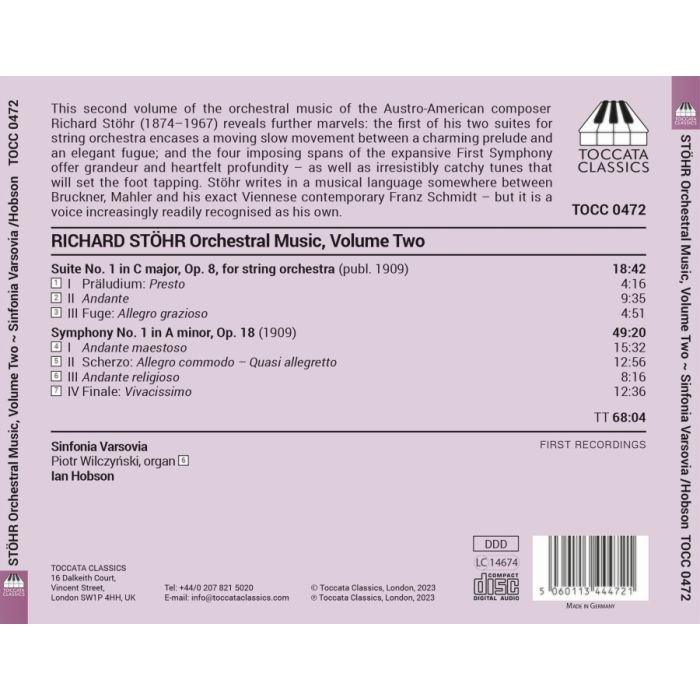 Stöhr: Orchestral Music Vol. 2 - slide-1