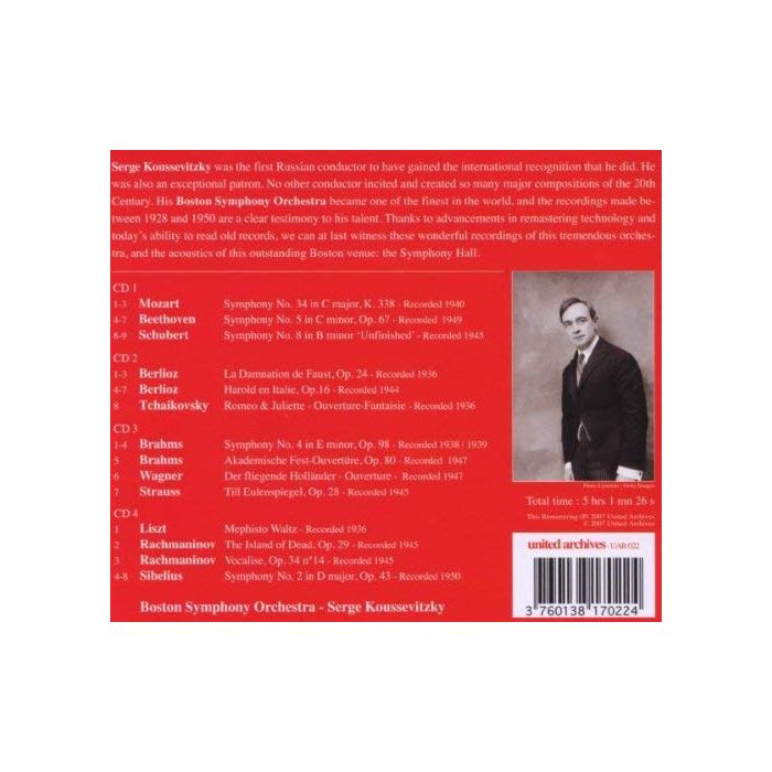 Koussevitzky - A Conductor of the XX Century Vol. 1 (4 CD) - slide-1