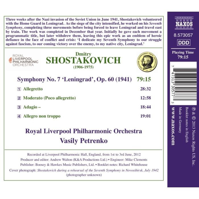 Shostakovich: Symphony No. 7 