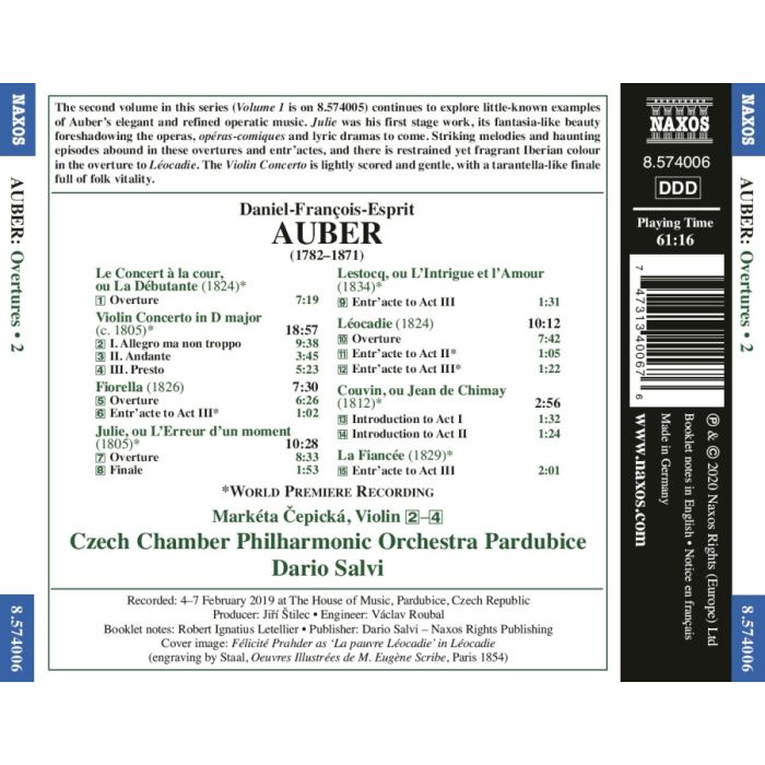 Auber: Overtures Vol. 2 - slide-1