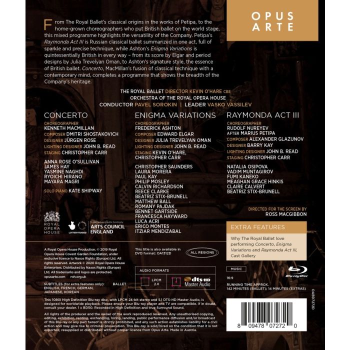Concerto; Enigma Variations; Raymonda Act III - slide-1