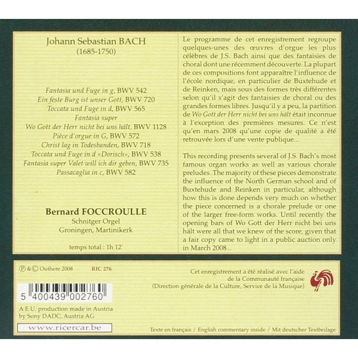 Bach: Toccaten & Fantasien für Orgel - slide-1