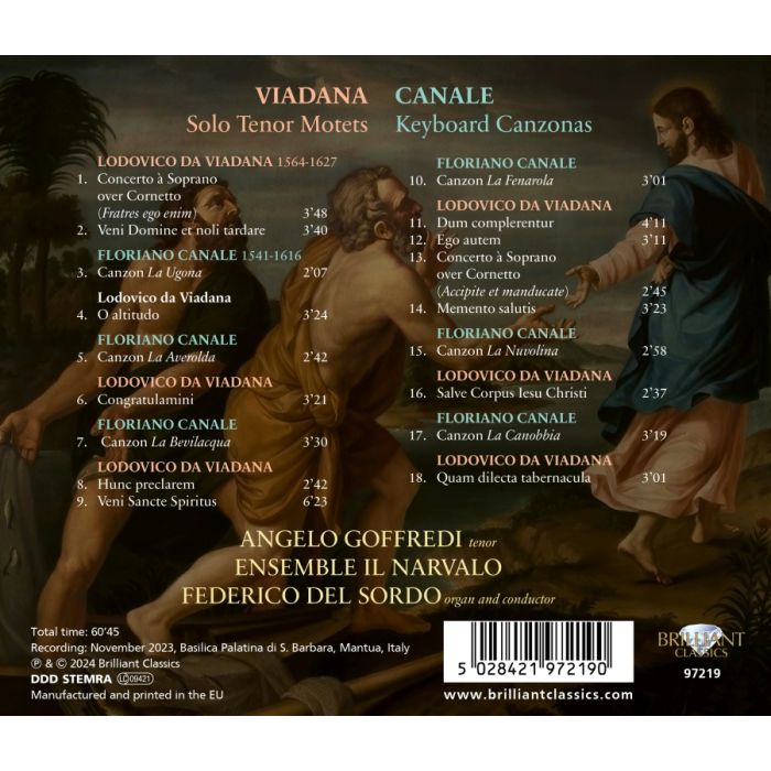 Viadana: Solo Tenor Motets; Canale: Keyboard Canzonas - slide-1