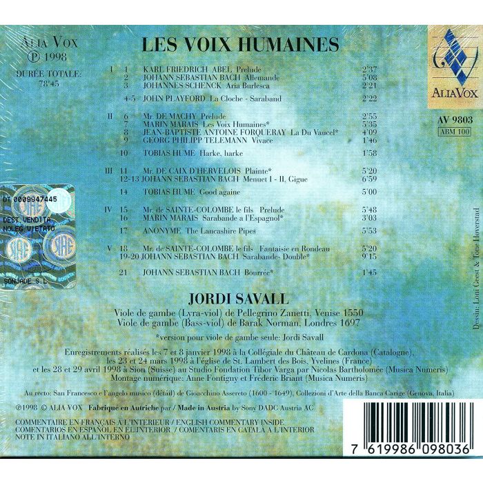 Les Voix Humaines; Bach, Marias, Abel - slide-1