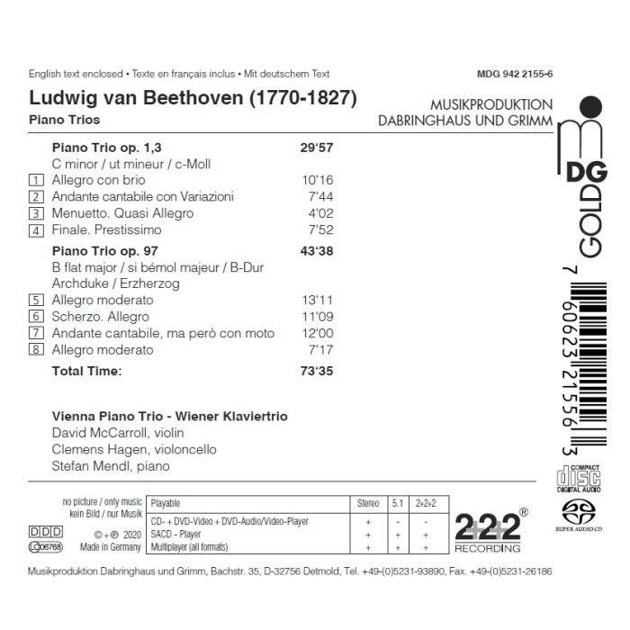 Beethoven: Piano Trios - slide-1