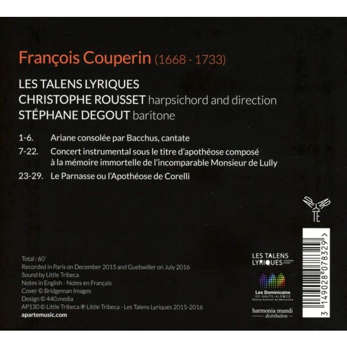 Couperin: Ariane consolée par Bacchus; Concerts Royaux - slide-1