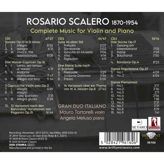 Scalero: Complete Music for Violin and Piano - slide-1