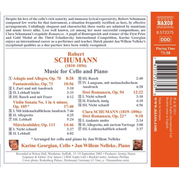 Schumann: Music for Cello and Piano - slide-1