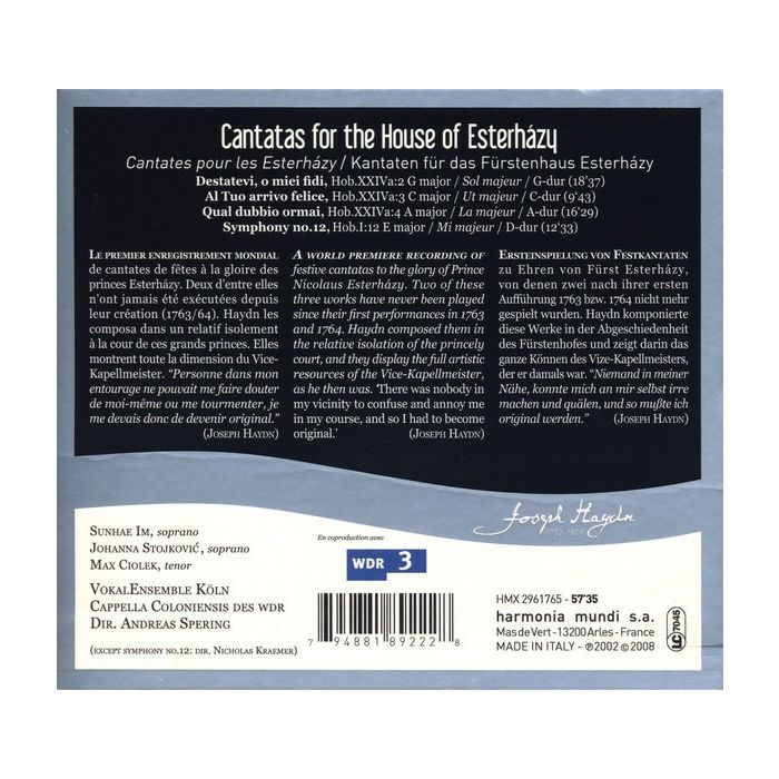 Cantatas for the Esterházys - slide-1