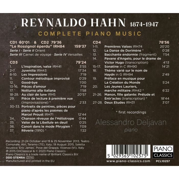 Hahn: Complete Piano Music - slide-1
