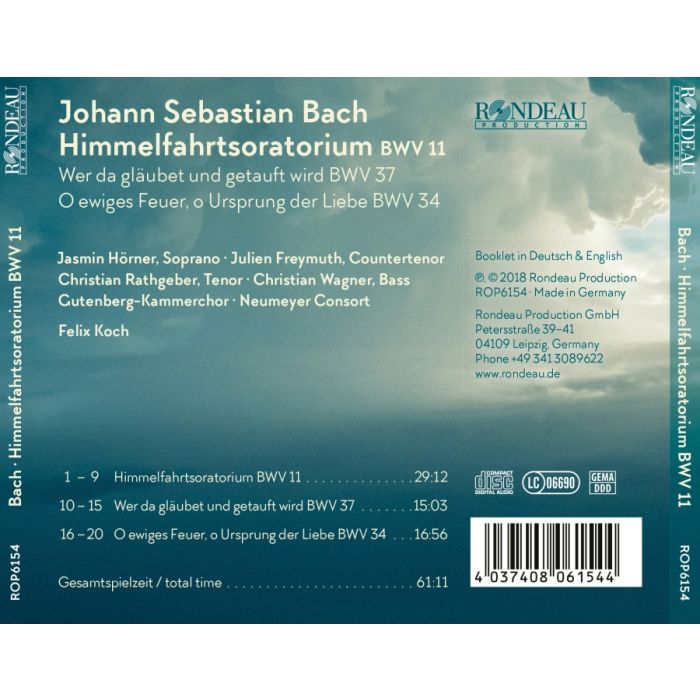 Bach: Himmelfahrtsoratorium BWV 11 - slide-1