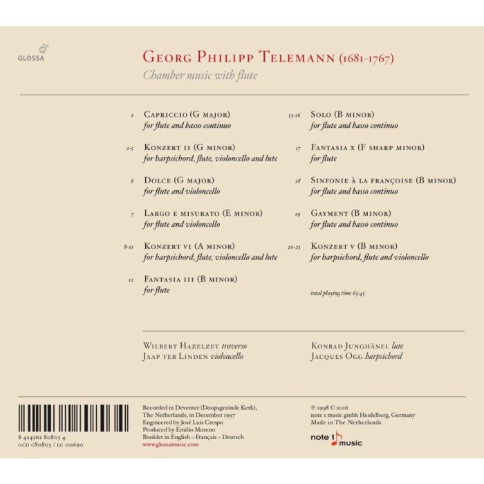 Telemann: Chamber music with flute - slide-1