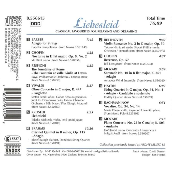 LIEBESLEID - Classical Favourites for Relaxing and Dreaming - slide-1