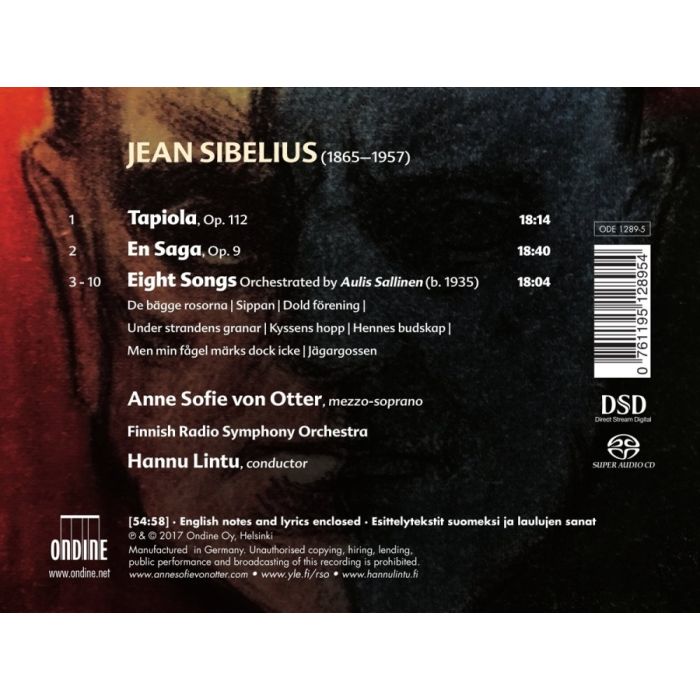Sibelius: Tapiola, En Saga, 8 Songs - slide-1