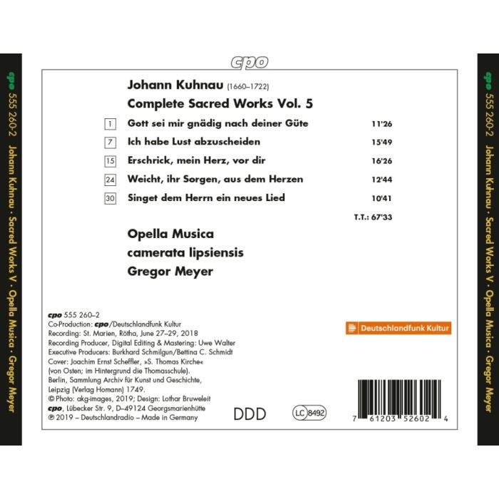 Kuhnau: Complete Sacred Works Vol. 5 - slide-1