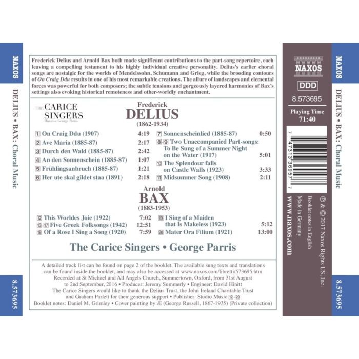 Delius & Bax: Choral Music - slide-1