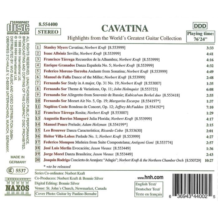 CAVATINA: Guitar Collection - slide-1