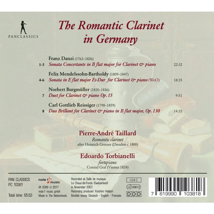 The Romantic Clarinet in Germany - slide-1