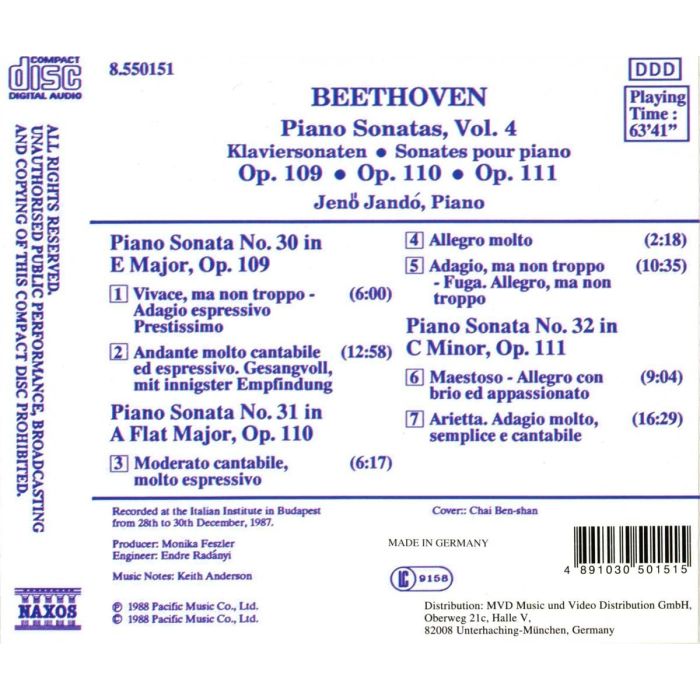 BEETHOVEN: Piano Sonatas Vol. 4 - slide-1