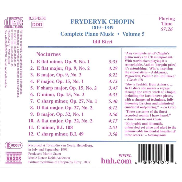 CHOPIN: Piano Music - Nocturnes ( vol. 1) - slide-1