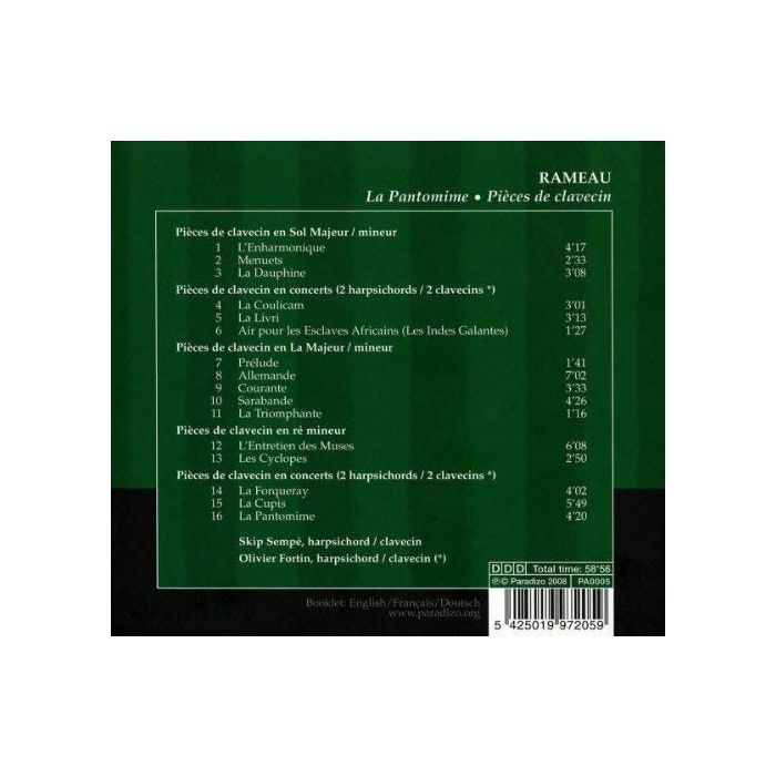 Rameau: La Pantomime - Pieces de clavecin - slide-1