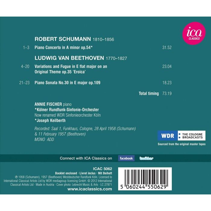 Schumann: Piano Concerto / Beethoven: Eroica Variations, Piano Sonata No. 30 - slide-1