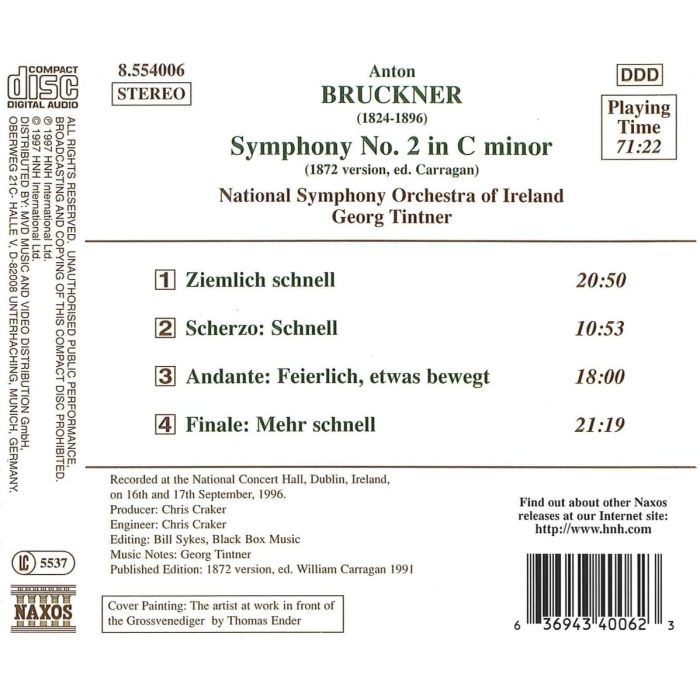 BRUCKNER: Symphony no. 2 - slide-1