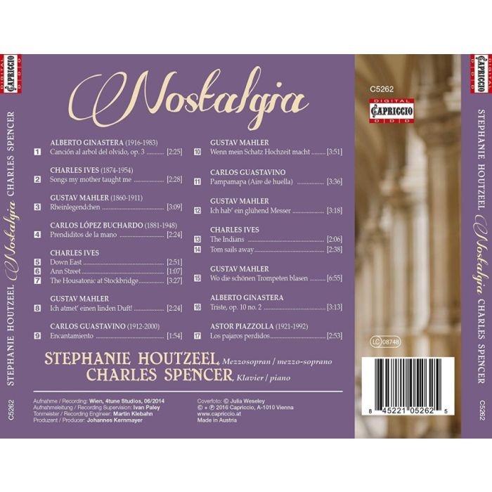Nostalgia – Mahler, Ives, Ginastera, Piazzolla - slide-1