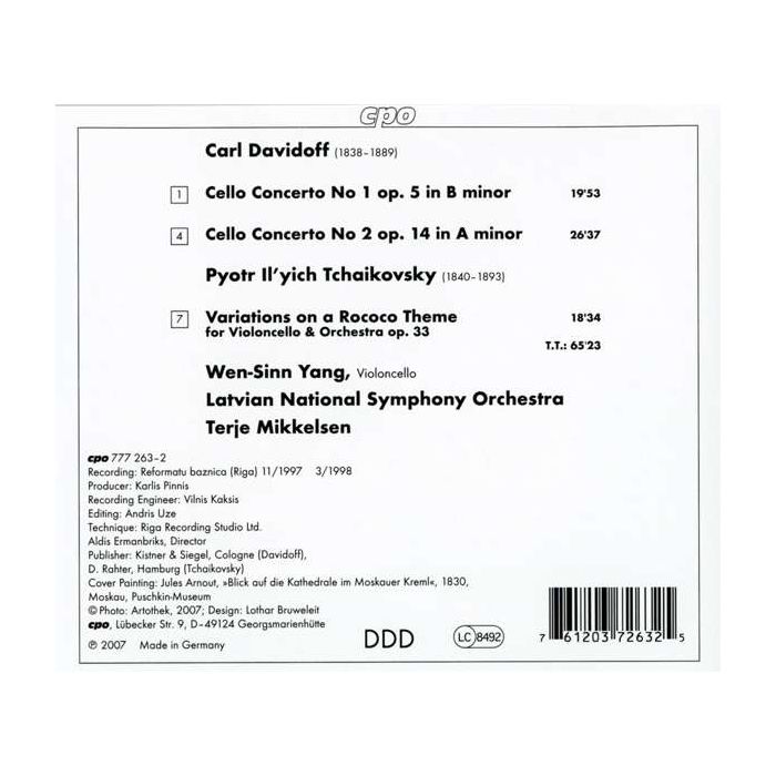 Davidoff - Cello Concertos 1 & 2 - slide-1