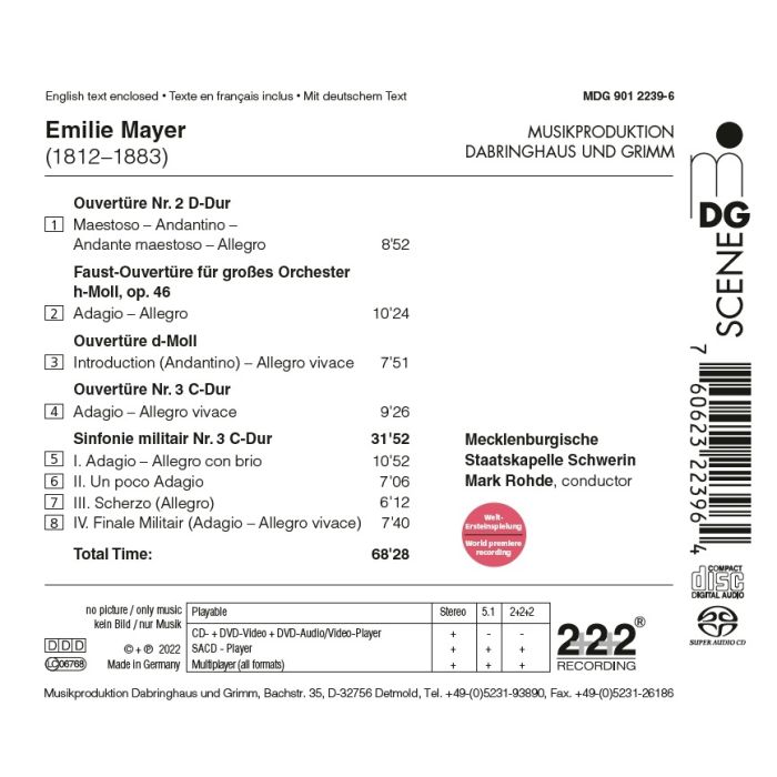 Mayer: Overtures; Sinfonie militair No. 3 - slide-1
