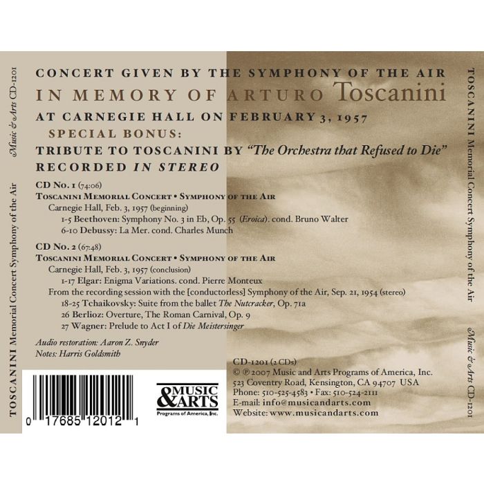 In Memory of Arturo Toscanini - slide-1