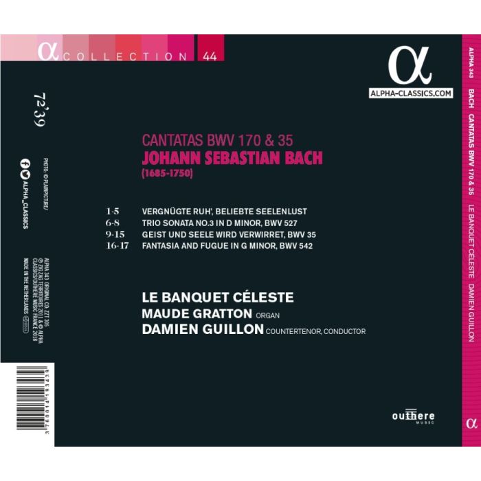 Bach: Cantatas BWV 170 & 35 - slide-1