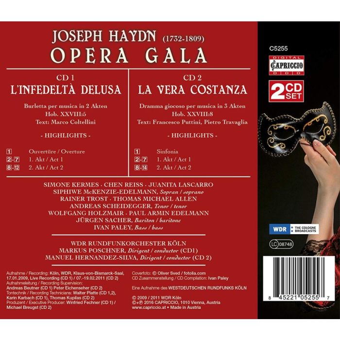 Haydn: Opera Gala - L’infedelta delusa & La vera costanza - slide-1