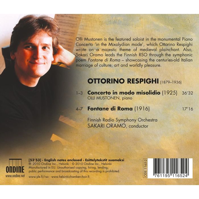Respighi: Concerto In Modo Misolidio, Fontane Di Roma - slide-1