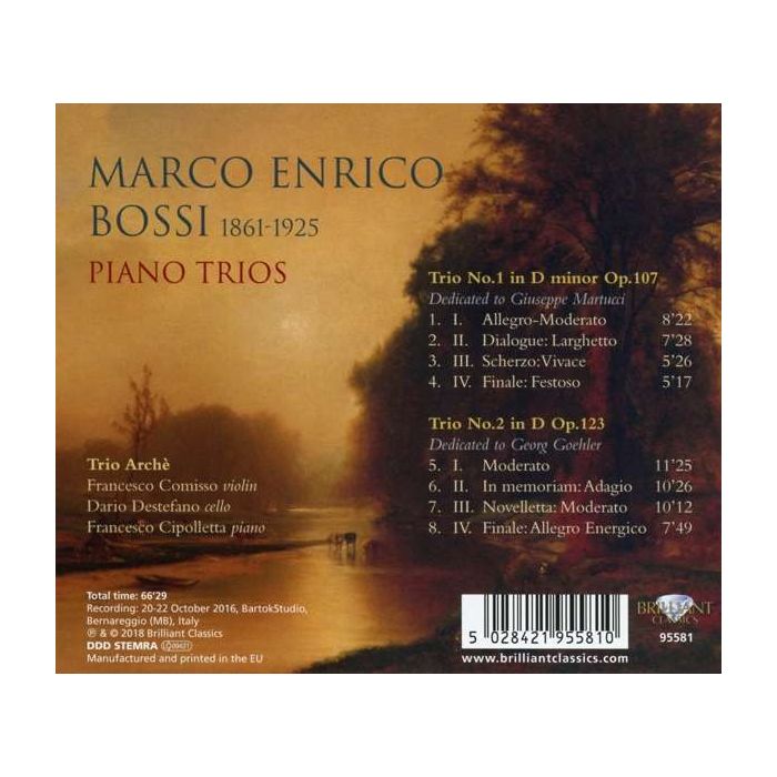 Bossi: Piano Trios - slide-1